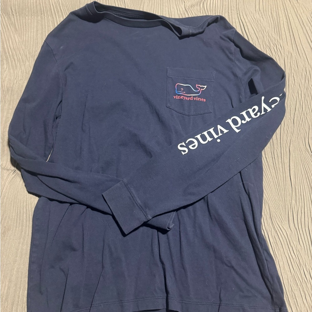 Vineyard Vines Blue Cotton Tee